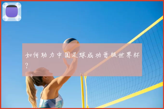 如何助力中国足球成功晋级世界杯?