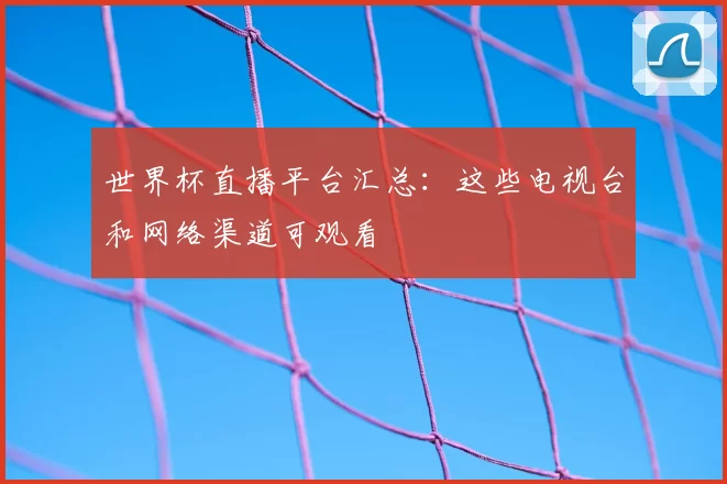 世界杯直播平台汇总:这些电视台和网络渠道可观看