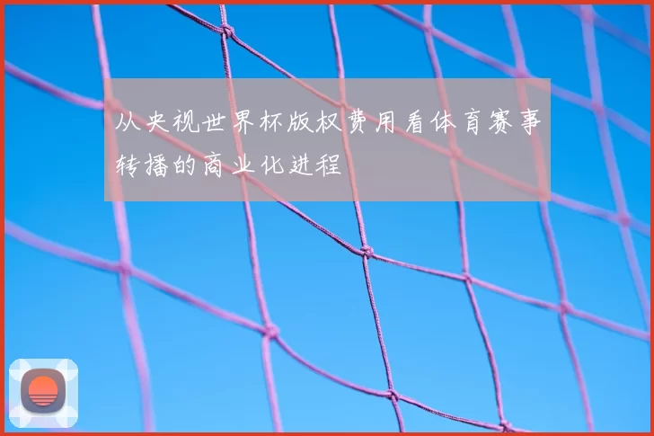从央视世界杯版权费用看体育赛事转播的商业化进程